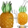 Bong en verre d'ananas narguilés barboteur février eau d'oeuf bongs recycleur Dab plates-formes fumées conduites d'eau avec bol de 14mm