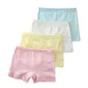 6 Pz/lotto Pantaloni di Pizzo di Cotone Biancheria Intima Dei Bambini Ragazze di Sicurezza di Colore Della Caramella Solido Quattro Pantaloncini 2-10Y 211122