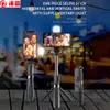 Selfie Stick Tripode Live Streaming Holding Bluetooth Monopode autonomo con remoto Light Remote per telecamere Telefono6638847