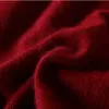LAFARVIE OFF Venda Padrão Sólido Sólido Manga Completa O-Pescoço 100% Mink Cashmere Suéters Outono Inverno Homens Casual Knit Jumper 210812