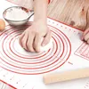 Narzędzia do pieczenia Pastry Pierdziernik Maker Cutter Zestaw Drewniany Uchwyt Krążysz krawędzi Okrągły kształty Kluski Prasa Morda z silikonową matą ciasta