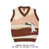 Ugly Sweater Vintage Men Sweater Vest Bear Pattern Повседневный вязаный свитер без рукавов Мужская модная одежда Осень Жилет Пальто Vneck Y0907