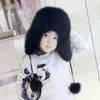 Boinas 2021 Chegada Fur Lei Feng Hat Boys and Girls Inverno engrosse bebê saindo moda quente