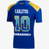 MARADONA 22 23 Boca Juniors thuis voetbalshirt Fans Speler versie CARLITOS TEVEZ DE ROSSI 2022 2023 derde uit thailand voetbalshirt HEREN EN KIDS SETS UNIFORM 888