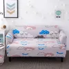 Krzesło obejmuje Universal Four Season Colorful Cute Plaid Elastyczne Sofa Ochraniacze Pokrywa do salonu Sliplovers Segmental Kształt SofaCover