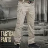 6xl City Wojskowe Spodnie Tactical Elastyczne Swat Walki Spodnie Armia Wiele kieszeni Wodoodporna odporna na zużycie Casual Cargo Spodnie Mężczyźni 211013