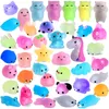 Squeeze Animal Toy Squishy Sticky Stretchy Fidget Dekompressionsleksaker Miljövänlig Söt Långsamt stigande Stressavlastning Mjuk Mochi Extrusion