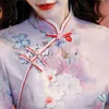 Velvet Cheongsam Young Girl китайский стиль ретро улучшенные версии в середине длины маленькие платья осень и зимние повседневные платья