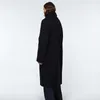 Herr ull blandar lång blandad halsdukrock 2022 koreansk mode stor storlek höst och vinter personlig casual vio22