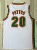 Vintage para hombre 11 Detlef Schrempf Verde Blanco Rojo 20 El guante Gary Payton 40 Reign Man Shawn Kemp 34 Ray Allen Kevin 35 Durant Shir2623267