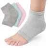 Meias coloridas de algodão Peds Anti Rachando Liner Calcon Socks Soft Elastic Silicon Hidratante Pé Cuidados Pele Cuidados Pé de Cuidados Proteção