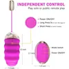 NXY Vibrators Aphrodisia USB draadloze externe Kegel Balls G Spot Vibrating Egg Ben wa clitoris Stimulator volwassen seksspeelgoed voor vrouwen 1119