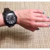 Sinobi Merk Wirstwatch Relogio Masculino Mannen Lederen Horlogeband Horloges Sport Quartz Clock Mens Military Watches SAAT X0524
