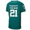 Aston Martin Cognizant F1 2021 OFFICIAL TEAM TSHIRT NYTT SUMMER FIMARTIN TEAM MEN039S SPORTS RACING SUIT SHORTESLEEVED FOCTURE9705829