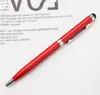 Stylo à bille à écran tactile métal Durable 1.0mm mode stylos à huile fournitures d'écriture cadeau publicitaire