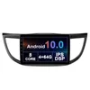 Auto-DVD-Multimedia-Player für Honda CRV 2012–2016, unterstützt DSP, 4G LTE, integriertes CarPlay, 9 Zoll Android 10.0 IPS 2.5D-Bildschirm