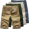 Smart Casual Shorts Uomo 2021 Estate Solid Baggy Militare Zipper Homme Cargo Mens Tattico Breve Plus Size 42 44 Uomo