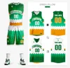 Survêtements pour hommes Maillots de basket-ball bricolage Set Uniformes kits Enfant Hommes Short de balle double face costume Vêtements de sport en gros Impression double face