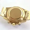 Luxusmode Herrenuhren Rainbow Diamond 116598 Gold Edelstahl Automatische mechanische Uhr217C