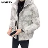 Anszktn New Arrivals Worth Kupić Outdoor Nosić Narciarskie Nosić Men Down Kurtki Mody Grube Ciepłe Parki Casual White Duck Down Coats G1115