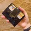 حامل بطاقة المصمم رجال بطاقات نسائية حاملي الحمل الأسود محفظة مصغرة محفظة عملة الجيب الجيوب الجيوب فتحة فتحة صغيرة من الجلد الصغير 285Q