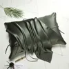 Fashion Design Silk Pillow Towel 6 Cinghie Federa Tinta unita PillowTowel Commercio all'ingrosso