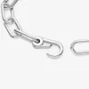 100% 925 Sterling Zilver ME Link Chain Armband voor Vrouwen Mode-sieraden Valentijnsdag Gift2688