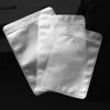 Saco de vedação de plástico fosco saco plano liso Matte translúcido alimento zip bolsa festa de casamento presente de aniversário lx3828
