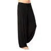 Yoga Pants Mens Casual Solid Color Baggy Trousers Belly Dance Yoga Harem Pants Slacks sweatpants Trendy Loose Dance Clothing S-3XL310L