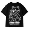 メンズヒップホップ Tシャツボーイズ夏プリント Tシャツ 2021 オーバーサイズストリート Tシャツレディース Tシャツ卸売アジアサイズ