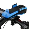 Lumières de vélo Phare de lumière LED de vélo avec corne Bell VTT USB rechargeable accessoires imperméables