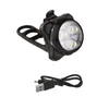 Ciclismo bicicleta bicicleta 3 LED frente cabeça com USB recarregável cauda clipe luz lâmpada de bicicleta luz Luz Bicicleta 1450 Z2