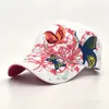Butterfly Embroidered Baseball Caps Women's Fashion Peaked Cap Spring and Summer Outdoor Leisure Sunshade Hat Party Hats T500586