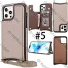 Mode telefonfodral för iPhone 15 Pro Max 14 15 Plus 13 12 11 14 Pro Max XR XSmax Shell Leather Multifunction Card Package Storage Wallet Cover