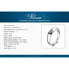 クラスターリングJPalace Heart CZ Wedding 925 Sterling Silver for Women Anniversary Bands Jewelry Fine2625258