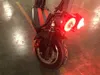 Scooter elettrico pieghevole per adulti da 800 W con supporto del sedile anteriore e posteriore a doppio assorbimento degli urti da 10 pollici