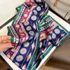 Sciarpa di seta 100% per le donne Scialli naturali di lusso Avvolge Sciarpa da donna estiva Sciarpe reali pure 2021 Hijab Foulard Lady Bandana