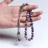Design Muslim Rosary Turkish 8mm Rain Stone Islamic Prayer Beads 33 Tasbih