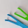 Titular de fio dental plástico fabricante azul e verde limpeza profunda ferramenta oral cuidado 1000pcs