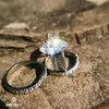 2020 anillo de bodas de plata esterlina 925 de lujo para mujer, conjuntos de anillos apilables de 3 piezas, regalo de aniversario nupcial, diamante de diseñador para dama 7335244