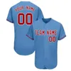 Custom Men Baseball Jersey 100% Stitched Any Number and Team Namn, Om Gör Jersey Pls Lägg till kommentarer i Order S-3XL 009