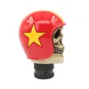 Universal Car Engrenagem Botão de Engrenagem Ressin Knob Skull Capacete Capacete Gear Shift Backs Cool Capacete Skeleton Lever Car Styling