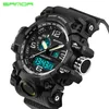 SANDA Top Brand Orologio sportivo militare da uomo G Style Orologio digitale da uomo Orologi da polso al quarzo 30M Orologio impermeabile Relogio Masculi224v