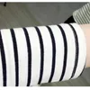 Wwenn T Shirt Kvinnor Långärmad Tshirt Vår Vit Svart Striped Womens Toppar Casual T-s Plus Size Tee Femme 210507