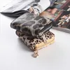 Mode femmes portefeuille petit mignon court en cuir Pu fille portefeuilles sacs à main léopard imprimé Animal porte-carte fermeture éclair autour