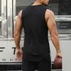 Fashion Workout Ginásio Men's Camiseta Top Vista Sem Mangas Sportswear Camisa Stringer Bodybuilding Singlets Fitness Mens