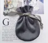 Round Velvet Jewelry Bag with Drawstring Dust Proof Jewellery Cosmetic Storage Gift Packaging Pouches for Boutique Retail Shop Package Bags