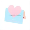 Saluto Festive Forniture del partito Casa GardenGreeting Cards Creative Love card regalo di Natale Evento Evento Small Drop Consegna 2021 LKCA6