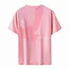 Mens T-shirts Casual Summer Kortärmad Svart Blå Rosa Tshirt Tees Plus Asiatiska Oversize L-6XL 7XL 8XL 9XL 210726