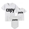 Family Matching Clothes Mother Daughter Father Baby T Shirt Romper Look Cartoon letter Papa Mama Kids Outfits 210521
